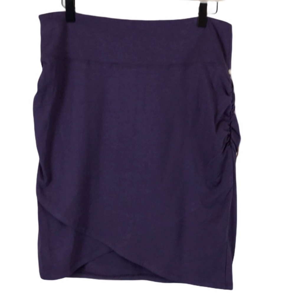 NWT EARTH YOGA STRETCH COTTON ATHLETIC MINI SKIRT